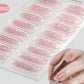 Women and Men Gel Nail Stickers with Retro Cute Designs - gel nail sticker uv stickers