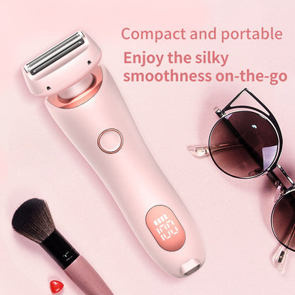 Women Body Hair Removal Epilator USB Rechargeable Trimmer for Painless Shaving - Teleplus Women’s hair removal epilator