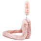 Women Fluffy Shoulder Bag Autumn Winter Handbag with Fuzzy Plush Material - women fluffy shoulder bag autumn winter