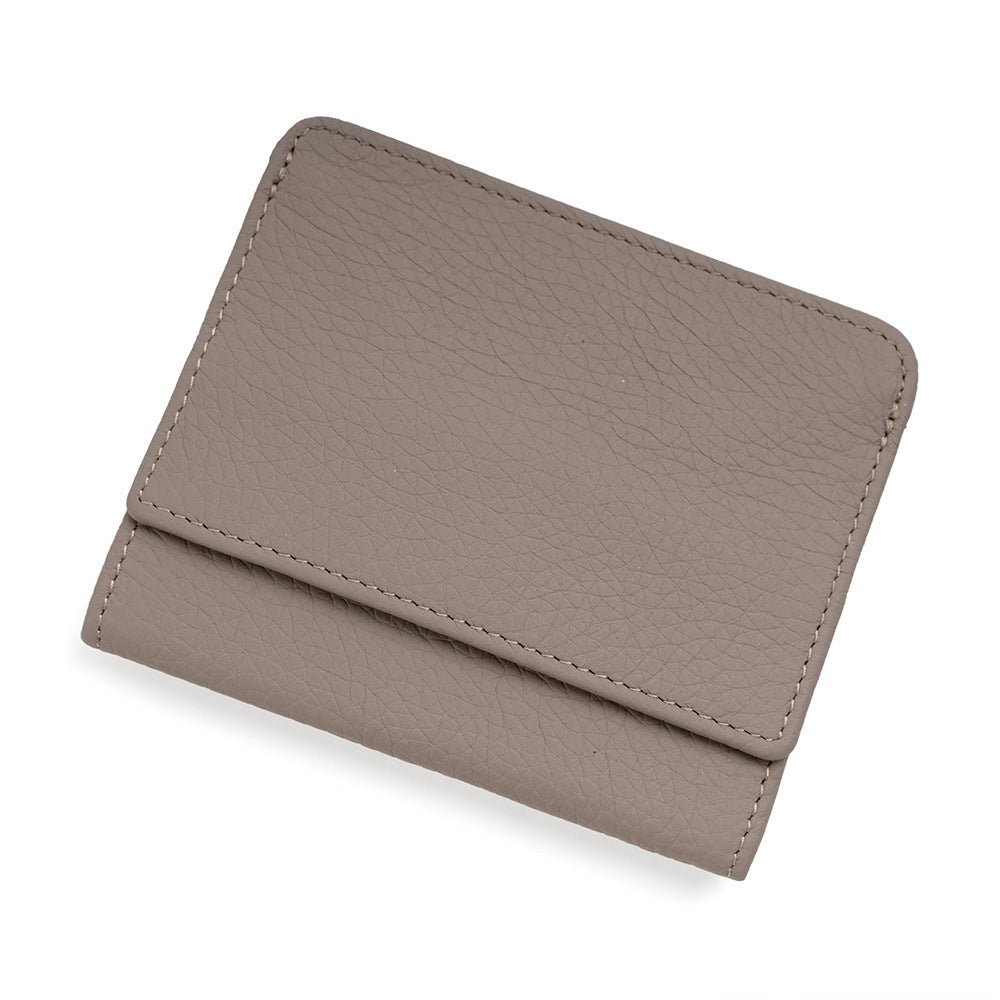 Women Genuine Leather Money Folder with Opening Buckle for Urban Style - Chic Cowhide Wallet Walletless Wonders united