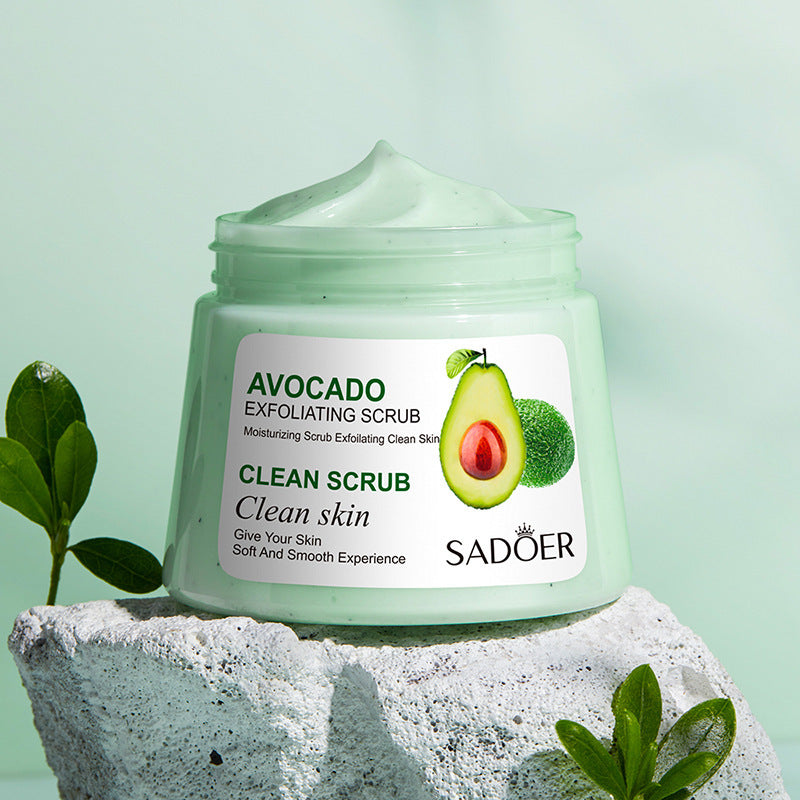 Natural Skin Care Avocado and Fruit Paste for Women Men in the United States - Scrub Away Worries with Magic Everyone