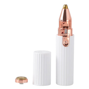 Women Painless Eyebrow Trimmer with Two-in-One Electric Epilator Heads - electric eyebrow trimmer painless eye brow