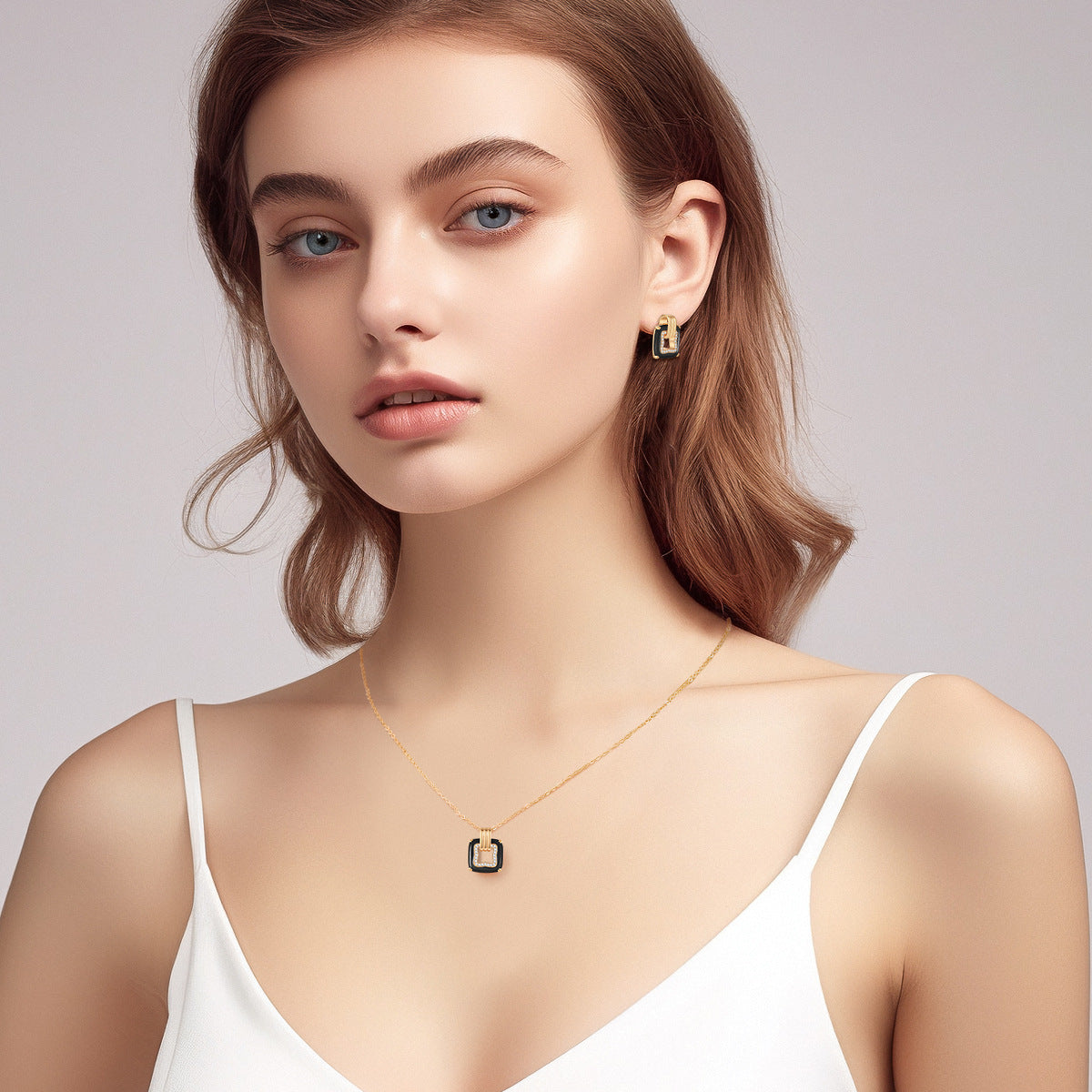 Black Agate Fritillary Necklace with Silver and Shell Pendant - Women’s Online black agate fritillary necklace