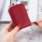 Women’s Card Holder in PU Leather with Embossing for United States chic style - Anti-Degaussing Sneaky Saves united