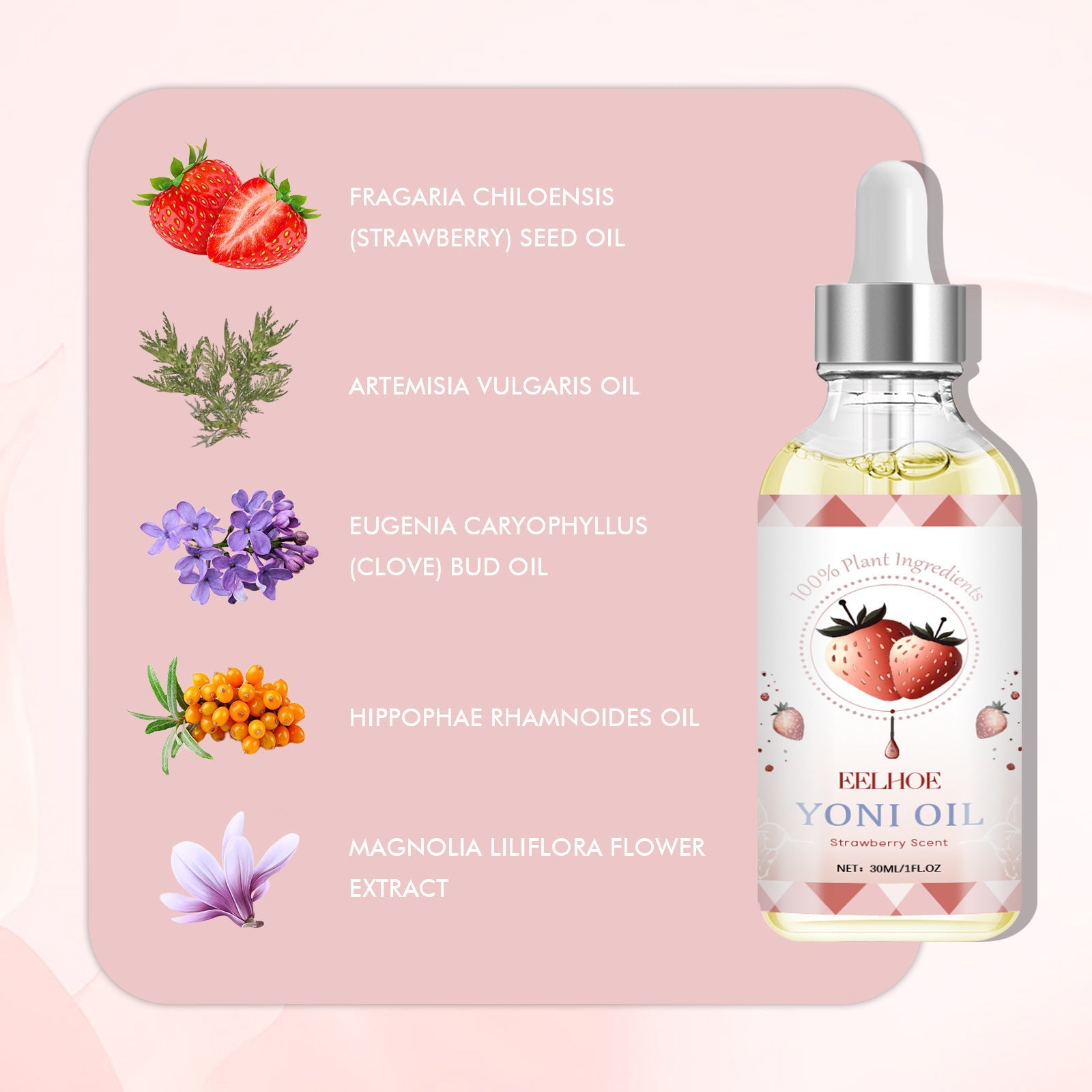 Women’s Care Essential Oil Set with Strawberry Seed and Lavender Extract - care essential oil strawberry seed lavender