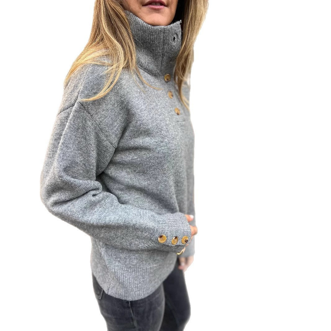 Women’s Cotton Long Sleeve Pullover Sweatshirt S-3XL Casual Loose Fit - Womens
