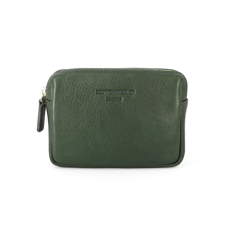 Women’s Cowhide Leather Crossbody Bag with Multiple Colors and Card Slots - Zipper So Stylish Even Your Coins