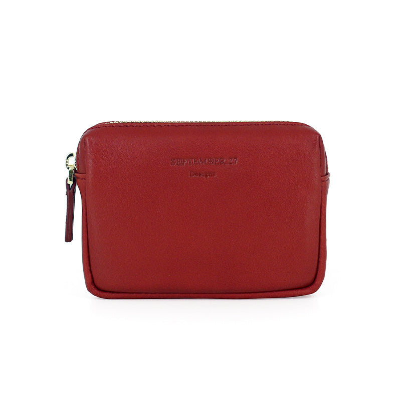 Women’s Cowhide Leather Crossbody Bag with Multiple Colors and Card Slots - Zipper So Stylish Even Your Coins