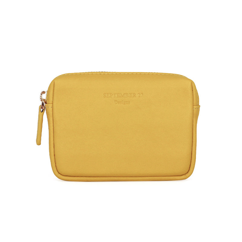 Women’s Cowhide Leather Crossbody Bag with Multiple Colors and Card Slots - Zipper So Stylish Even Your Coins