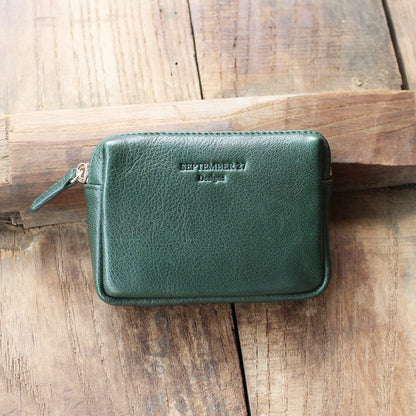 Women’s Cowhide Leather Crossbody Bag with Multiple Colors and Card Slots - Zipper So Stylish Even Your Coins