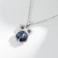 Women’s Crystal Owl All-match Clavicle Chain - Womens Crystal Owl Clavicle Chain Necklace in Silver