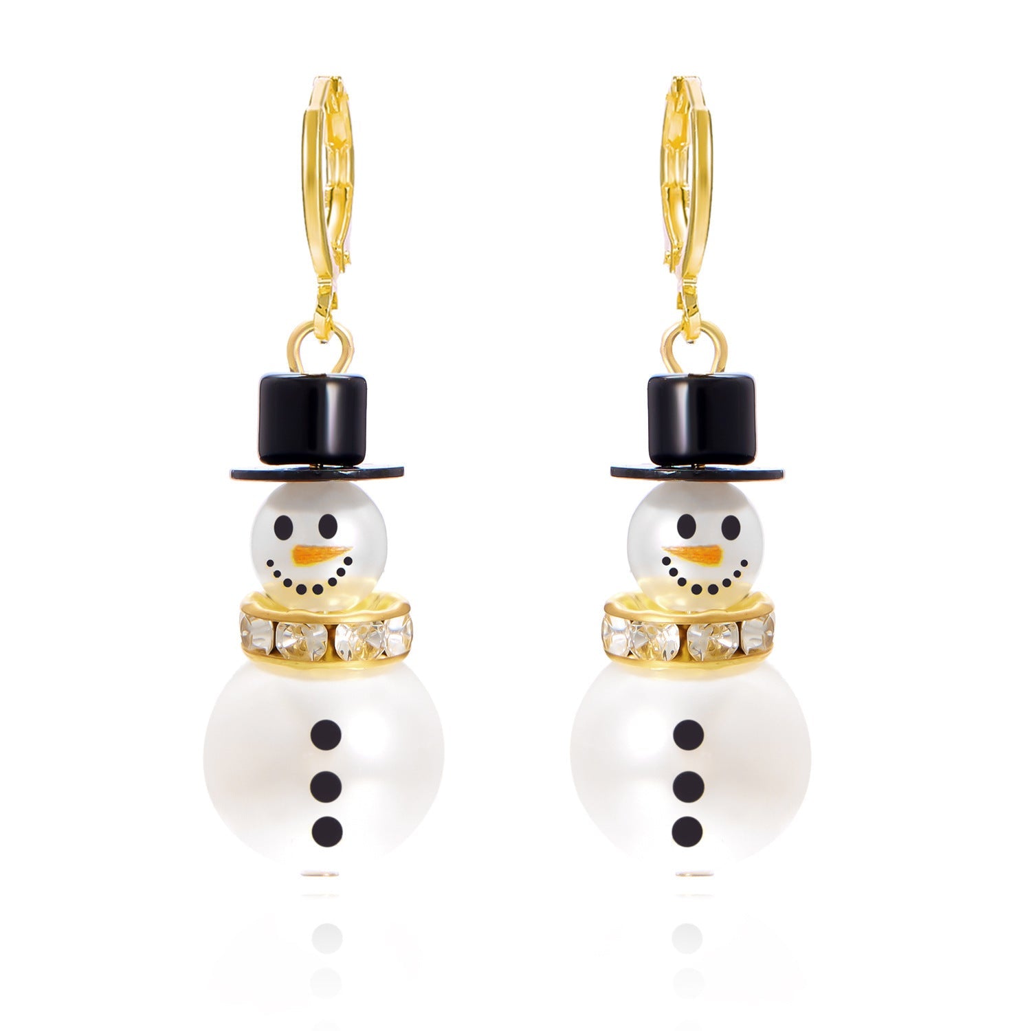 Women’s Fashion Christmas Snowman Pendant Earrings - Jingle All the Way with Snowman Earrings Fun