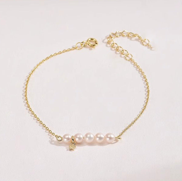 Women’s Fashion Ins Style Natural Freshwater Pearl Bracelet - Women’s Fashion Freshwater Pearl Bracelet in Style