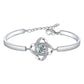 Women’s Fashion Simple Rhinestone Four-leaf Clover Bracelet - Simple Rhinestone Four-leaf Clover Bracelet for Women