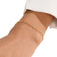 Women’s Fashion Sparkling Bracelet - Womens Fashion Sparkling Bracelet in Gold and White