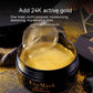 Gold Moisturizing Eye Mask with 60 Pcs for Dark Circles and Bags - the Royal Under-Eyes gold moisturizing eye mask