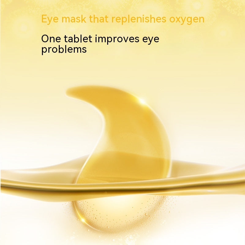 Gold Moisturizing Eye Mask with 60 Pcs for Dark Circles and Bags - the Royal Under-Eyes gold moisturizing eye mask