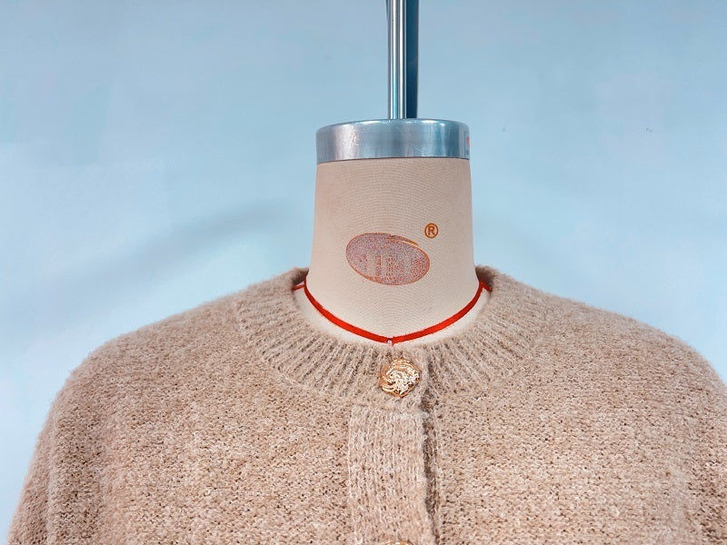 Womens Knit Color Block Cardigan Long Sleeve Lightweight Sweater Top