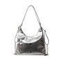 Women’s Large Designer Hobo Bag with Secure Zipper and Side Pockets - Women women large designer ladies crossbody bags