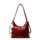 Women’s Large Designer Hobo Bag with Secure Zipper and Side Pockets - Women women large designer ladies crossbody bags
