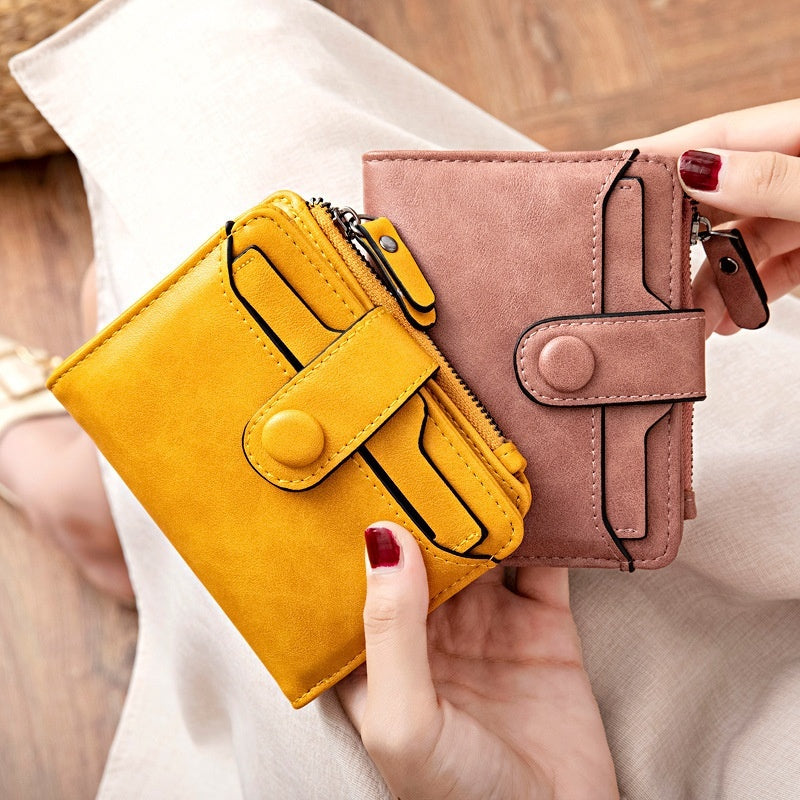 Women’s Lined Polyester Wallet with Multiple Card Slots and PU Leather Details - Unlock Your Style This Female multiple