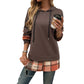 Women’s Long Sleeve Knitted Pullover Sweater Polyester Casual Top - Teleplus Womens long sleeve