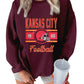 Womens Long Sleeve Loose Fit Polyester Streetwear Top in Multiple Colors - Teleplus long sleeve