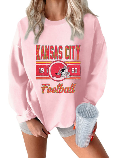 Womens Long Sleeve Loose Fit Polyester Streetwear Top in Multiple Colors - Teleplus long sleeve