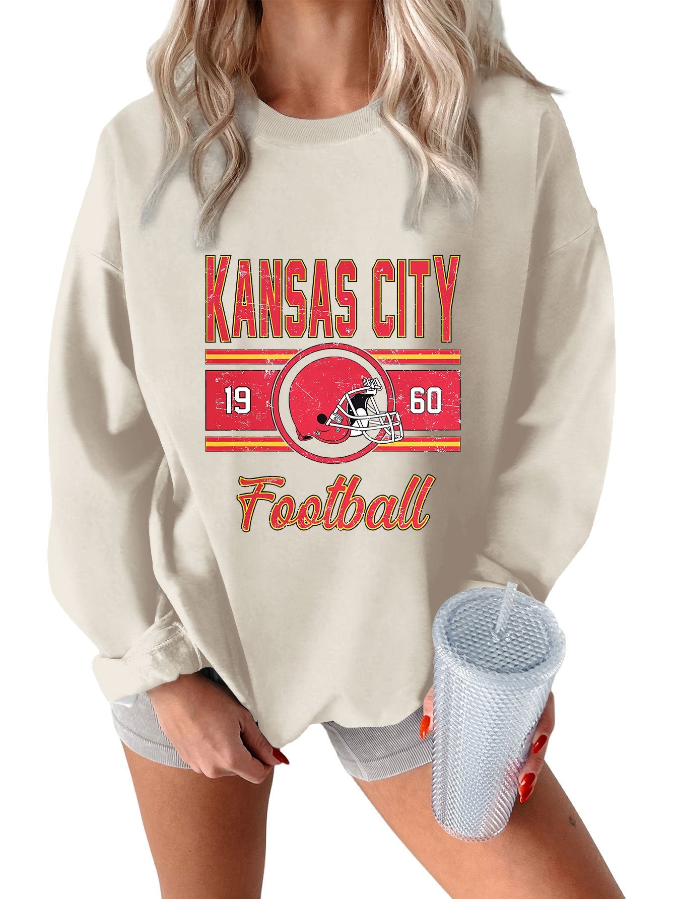 Womens Long Sleeve Loose Fit Polyester Streetwear Top in Multiple Colors - Teleplus long sleeve