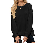 Women’s Long Sleeve Loose Pullover Sweater in Multiple Colors and Sizes - for Women Teleplus Store long sleeve