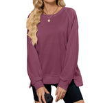 Women’s Long Sleeve Loose Pullover Sweater in Multiple Colors and Sizes - for Women Teleplus Store long sleeve