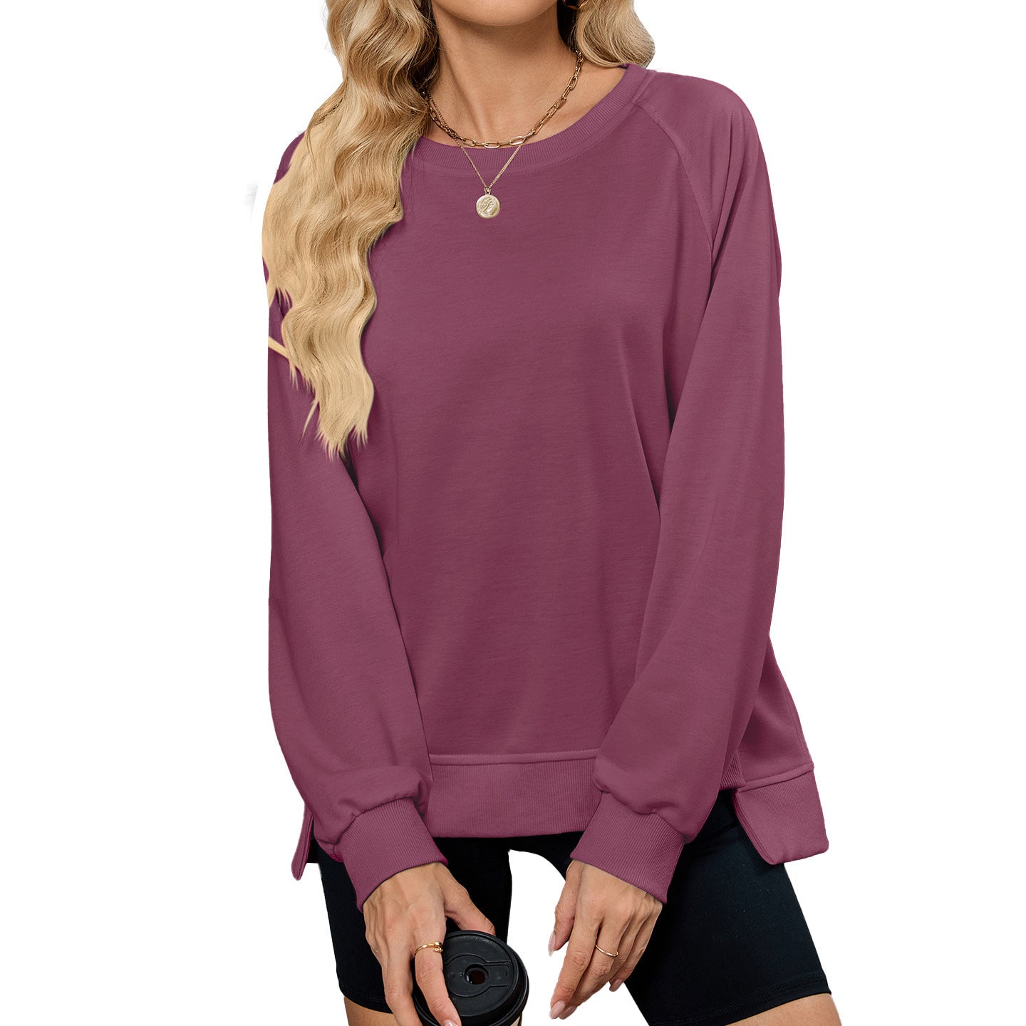 Women’s Long Sleeve Loose Pullover Sweater in Multiple Colors and Sizes - for Women Teleplus Store long sleeve