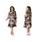 Women’s Long Sleeve Maxi Pullover Dress Plus Size Casual Skirt Polyester - Teleplus