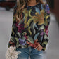 Womens Long Sleeve Pullover Sweatshirt Polyester Top Casual Loose Fit - Women Teleplus long sleeve