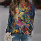 Womens Long Sleeve Pullover Sweatshirt Polyester Top Casual Loose Fit - Women Teleplus long sleeve
