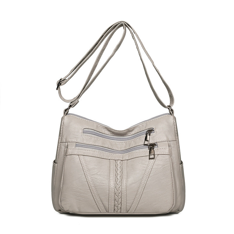 Women’s PU Crossbody Messenger Bag for Leisure Travel in the United States - shoulder messenger bag united states