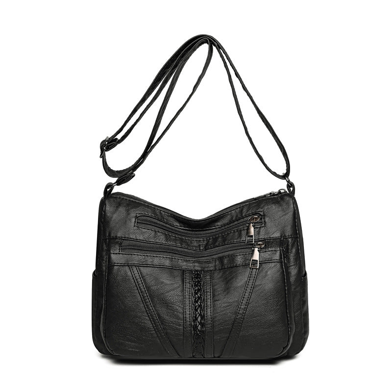 Women’s PU Crossbody Messenger Bag for Leisure Travel in the United States - shoulder messenger bag united states