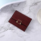 Women’s PU Leather Card Holder Bag with Money Clip for United States CHF - Purse So Short It Can’t Hold Long Stories