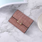 Women’s PU Leather Card Holder Bag with Money Clip for United States CHF - Purse So Short It Can’t Hold Long Stories