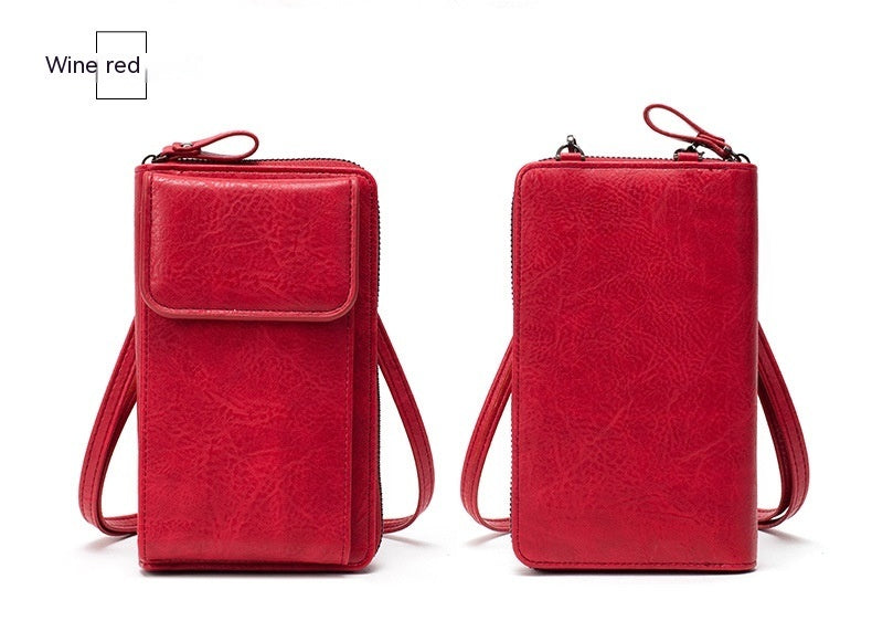 Women’s PU Leather Suitcase Wallet in Multiple Colors for US and CHF Markets - Huge Bag Small Adventures Stylishly