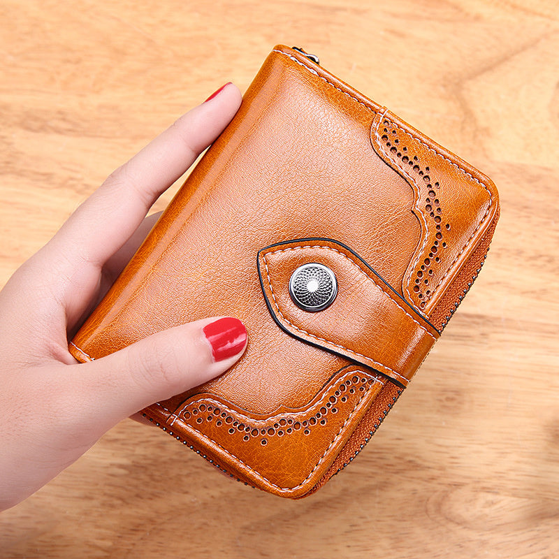 Women’s PU Leather Wallet with Multiple Card Slots and Money Clip for United States Market - Wallets That Make