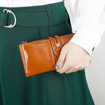 Women’s PU Leather Wallet with Multiple Compartments for United States - Magnet-Free Money Magic Stylish Ladies united