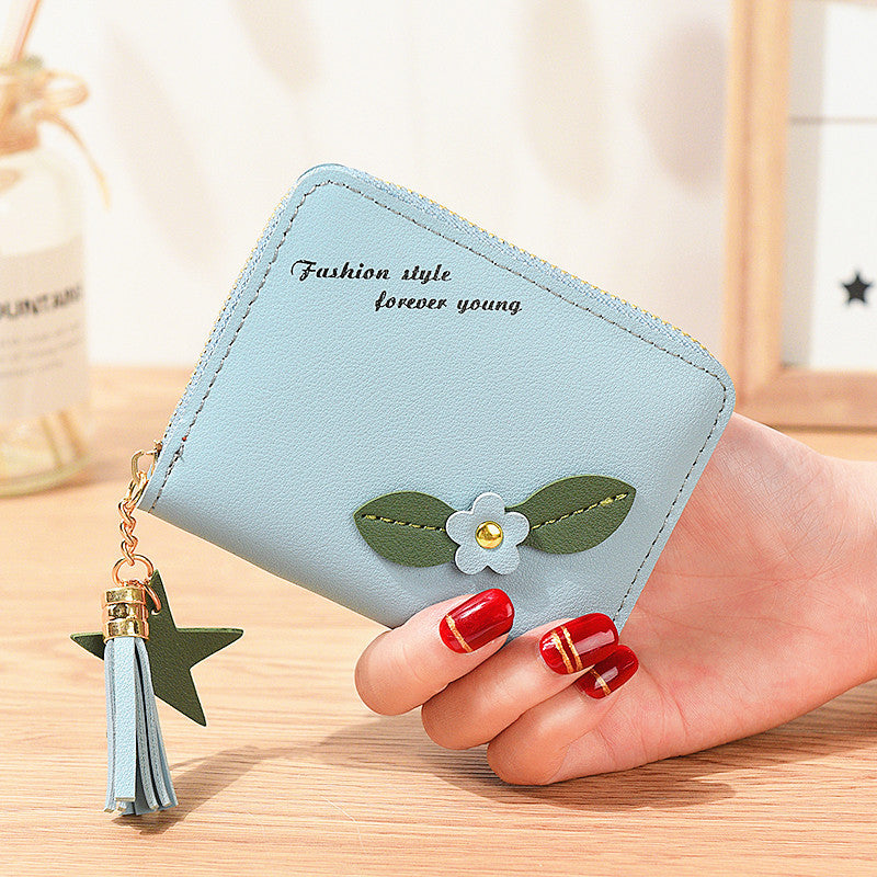 Women’s PU Leather Zipper Bag with Multiple Colors for United States Market - Zipping through Life a Flower Power Purse