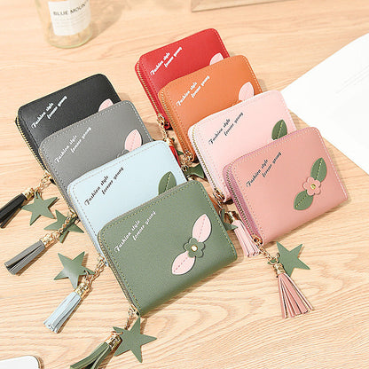 Women’s PU Leather Zipper Bag with Multiple Colors for United States Market - Zipping through Life a Flower Power Purse