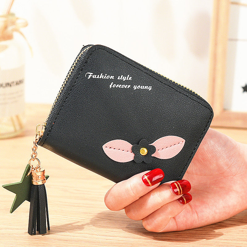 Women’s PU Leather Zipper Bag with Multiple Colors for United States Market - Zipping through Life a Flower Power Purse