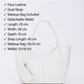 White SHK108 faux leather women hand and shoulder bag with wallet and makeup bag