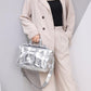 Women’s Space Cotton Bag with Embossed PU Fabric and Magnetic Closure - for Women Perfect Stellar Style space cotton bag