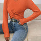 Womens Thick Viscose Pullover Sweater Long Sleeve Winter Knit Top S-XL - Teleplus