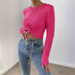 Womens Thick Viscose Pullover Sweater Long Sleeve Winter Knit Top S-XL - Teleplus