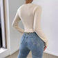 Womens Thick Viscose Pullover Sweater Long Sleeve Winter Knit Top S-XL - Teleplus